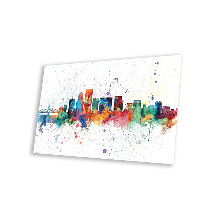 Latitude Run® Portland, Oregon, USA Print On Acrylic Glass Wayfair
